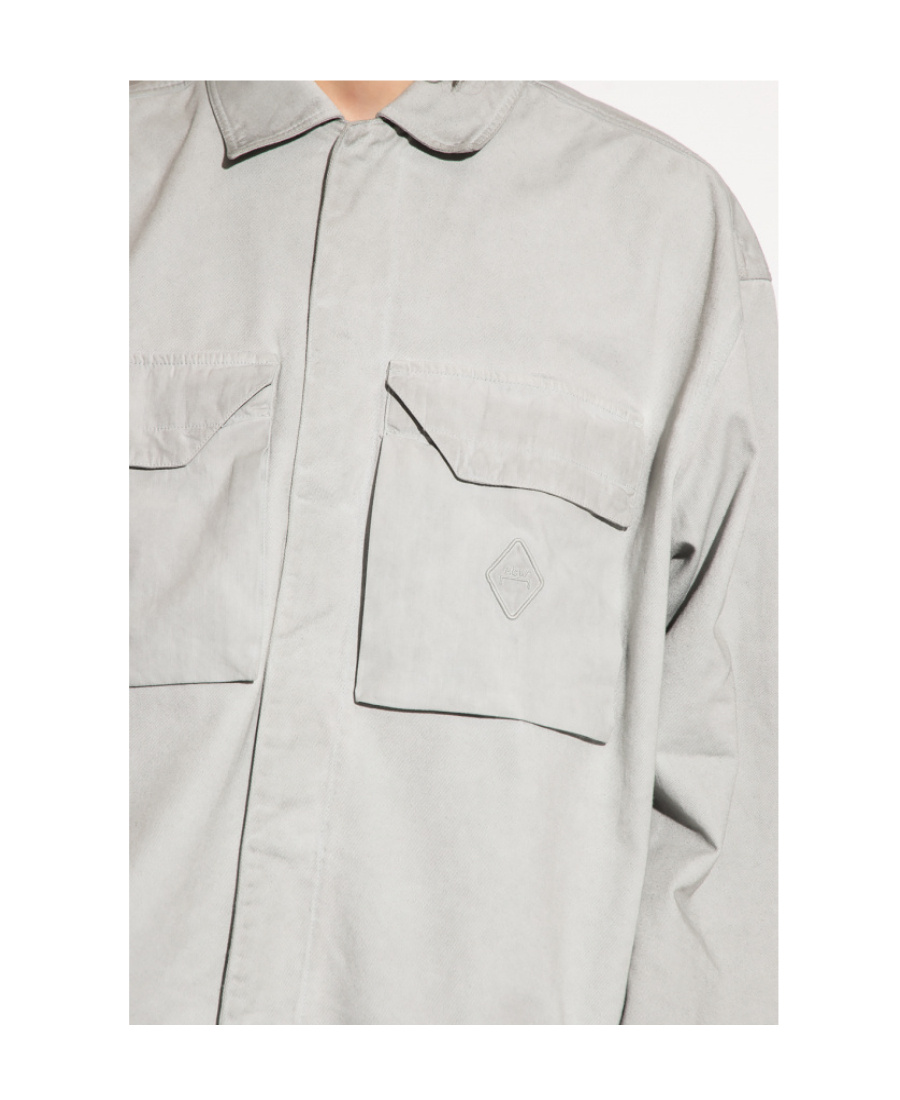 A-cold-wall* Flap-pockets Cotton Overshirt In White