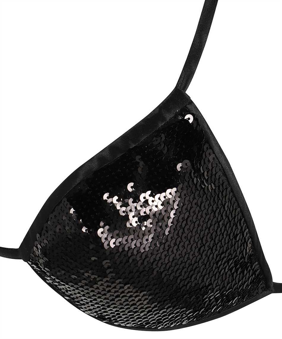 Tom Ford Sequin-embellished Triangle Bikini Top In Black