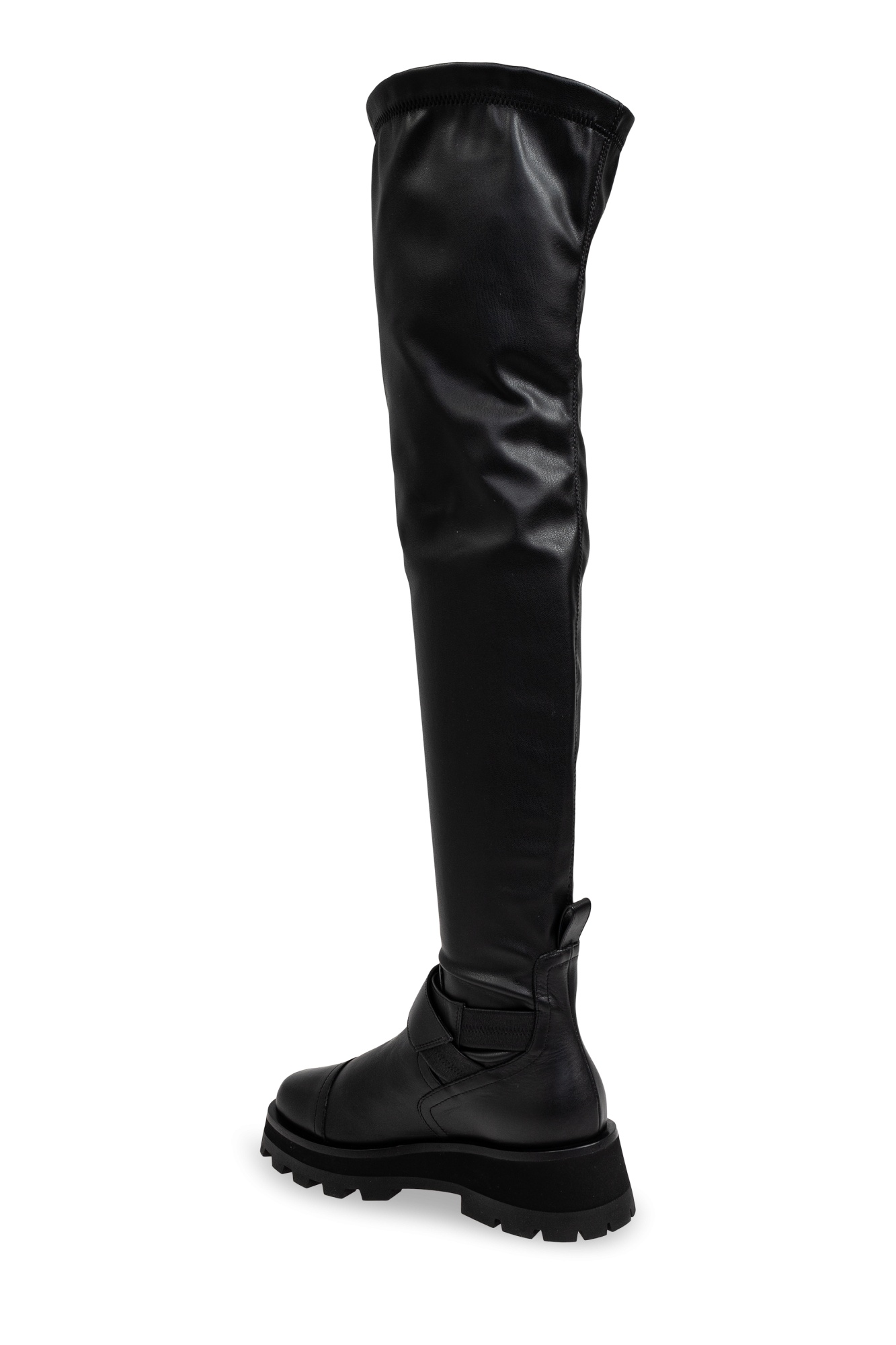Jimmy Choo Meena Spliced Design Boots In Black