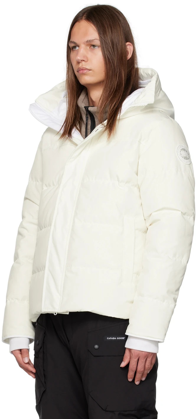 Canada Goose Humanature Series Macmillan Quilted Down Jacket In White