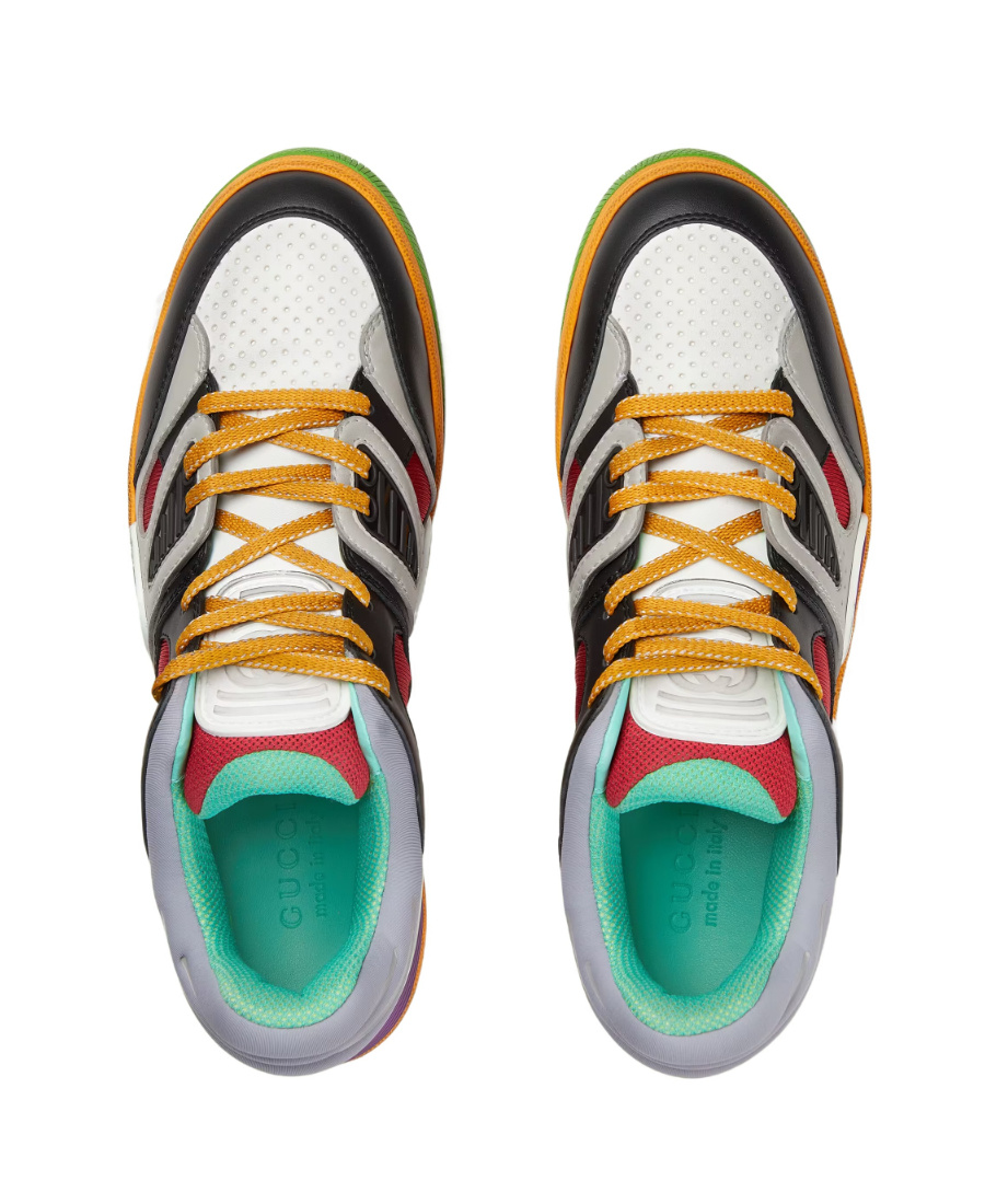 Gucci Basket Low-top Sneakers In Multicolor