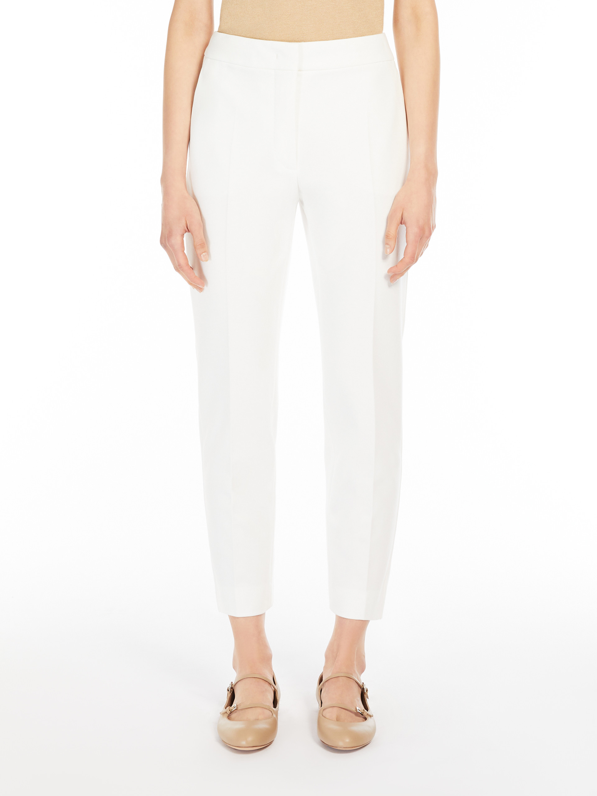 Max Mara Pegno Slim-fit Trousers In Multi