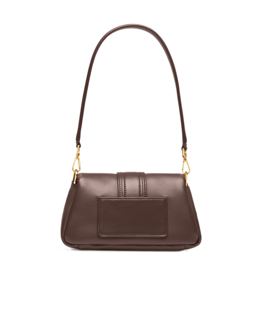 Jacquemus Le Petit Bambinou Bag Woman Brown In Leather In Brown