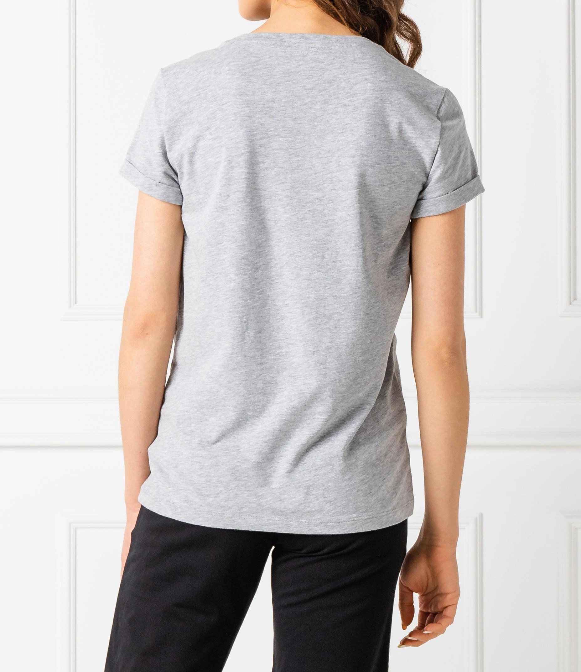 Ea7 Logo Printed T-shirt In White
