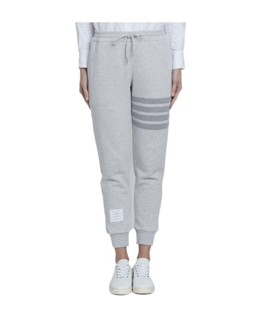 Thom Browne Signature 4-bar Stripe Track Pants In White