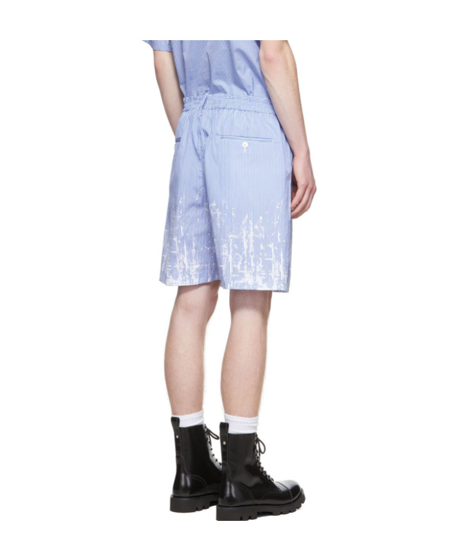 Dsquared2 Blue Cotton Shorts In Blue