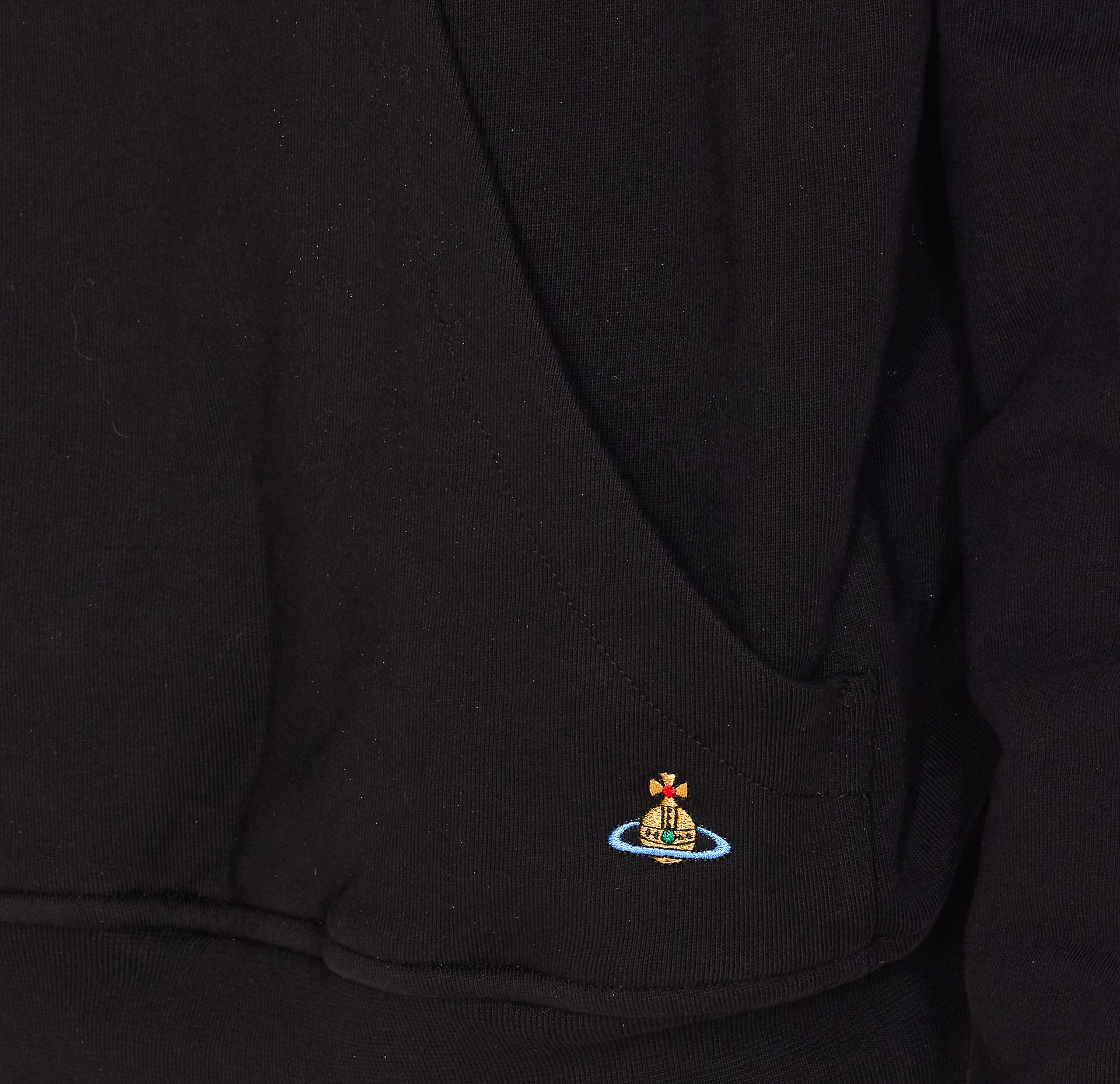 Shop Vivienne Westwood Orb-motif Hoodie In Black