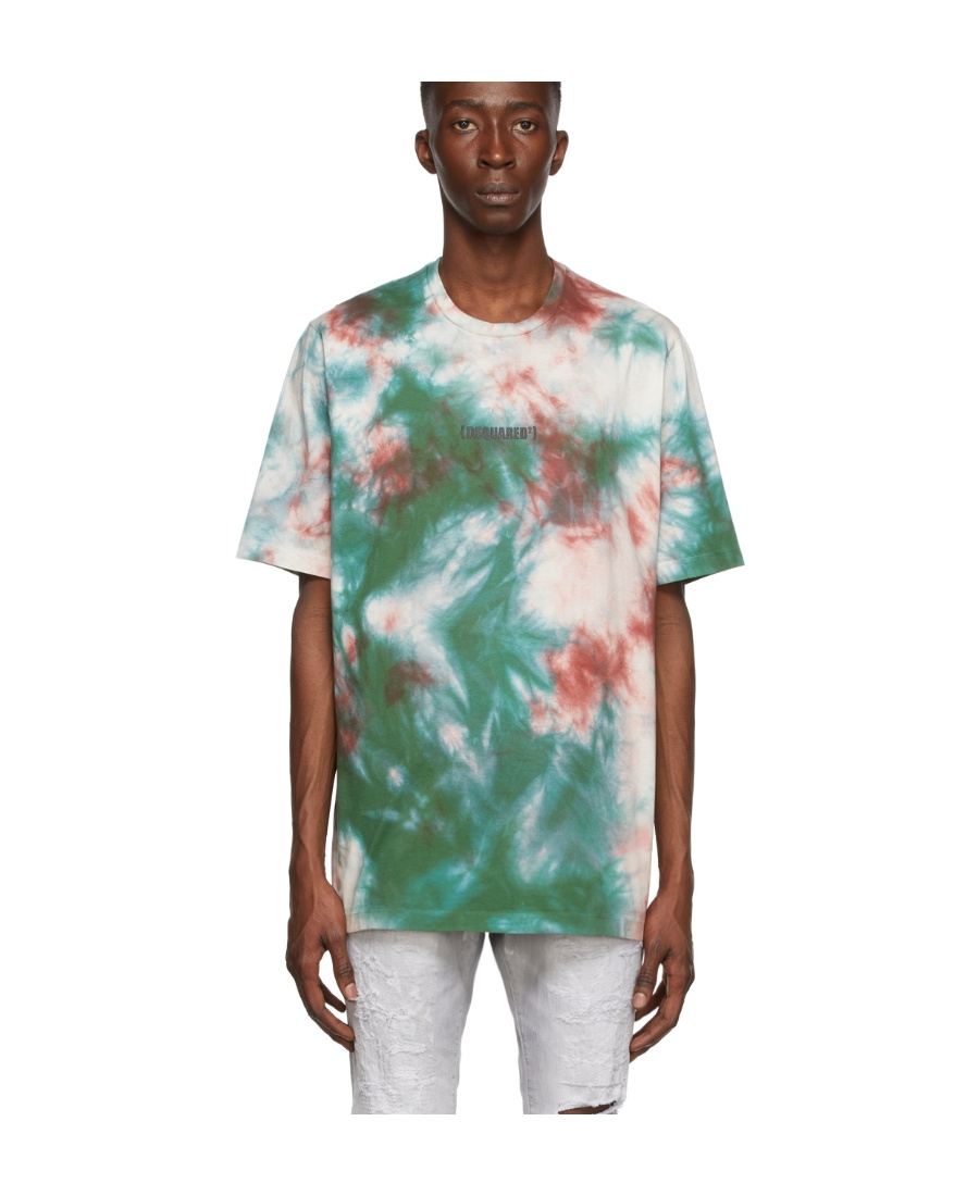 Dsquared2 Colorful Tie-dyed T-shirt