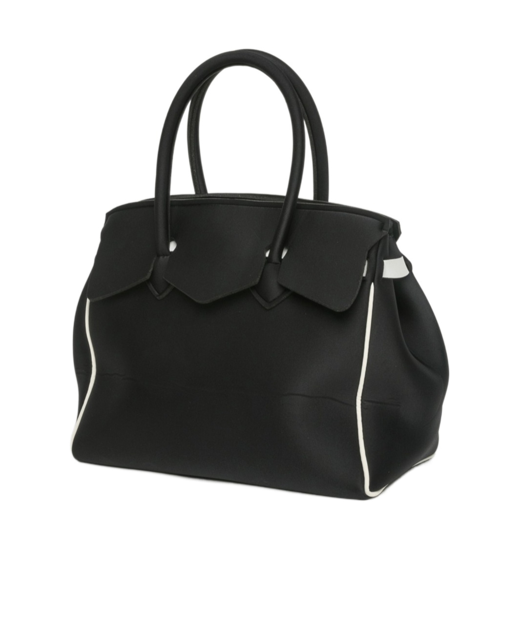 Save My Bag Miss Plus Olympics Contrast Handbag In Black