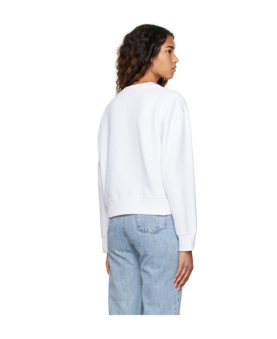 ROKH EMBROIDERED-LOGO LONG-SLEEVE SWEATSHIRT