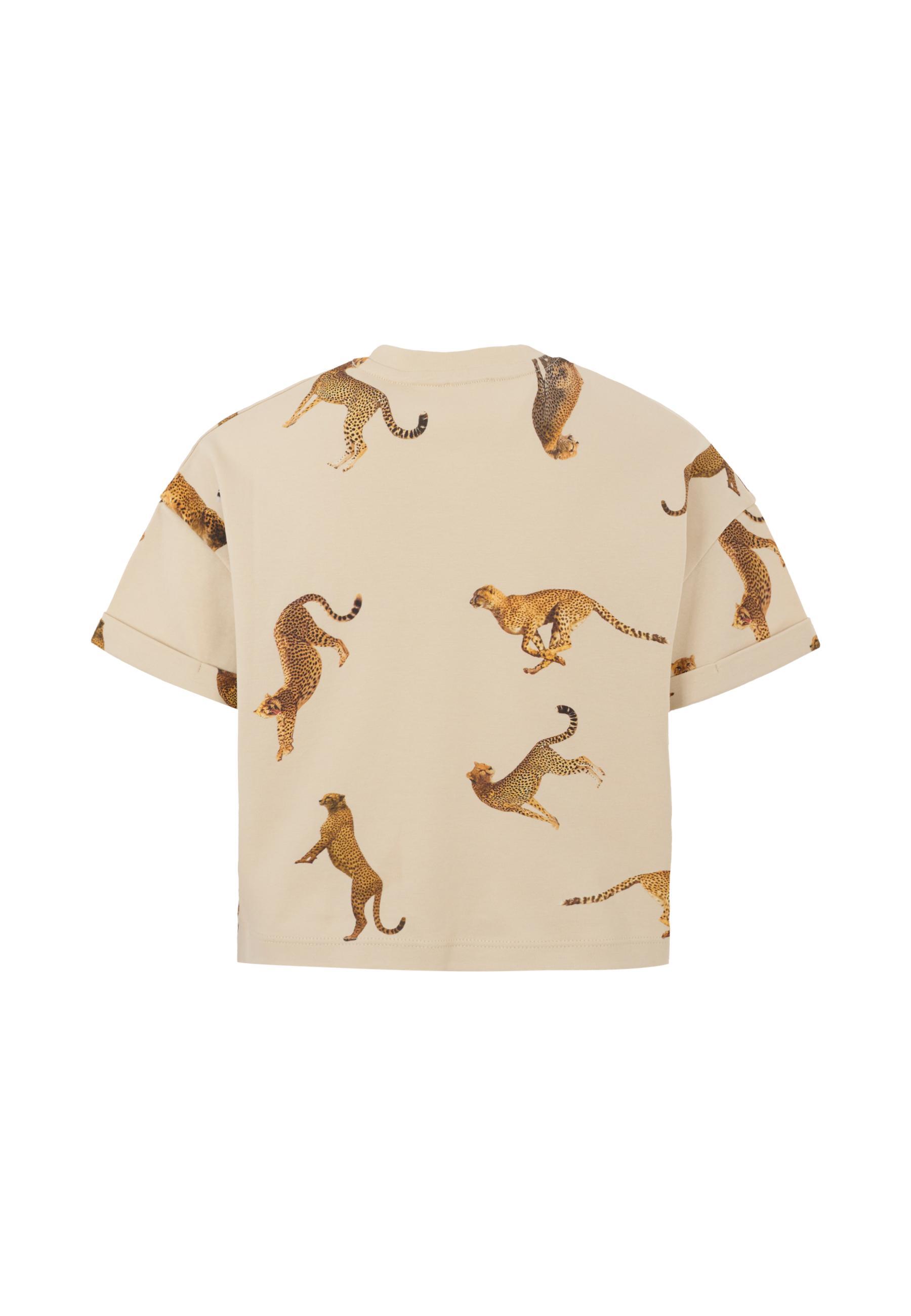 Givenchy Leopard-print T-shirt In Neutral