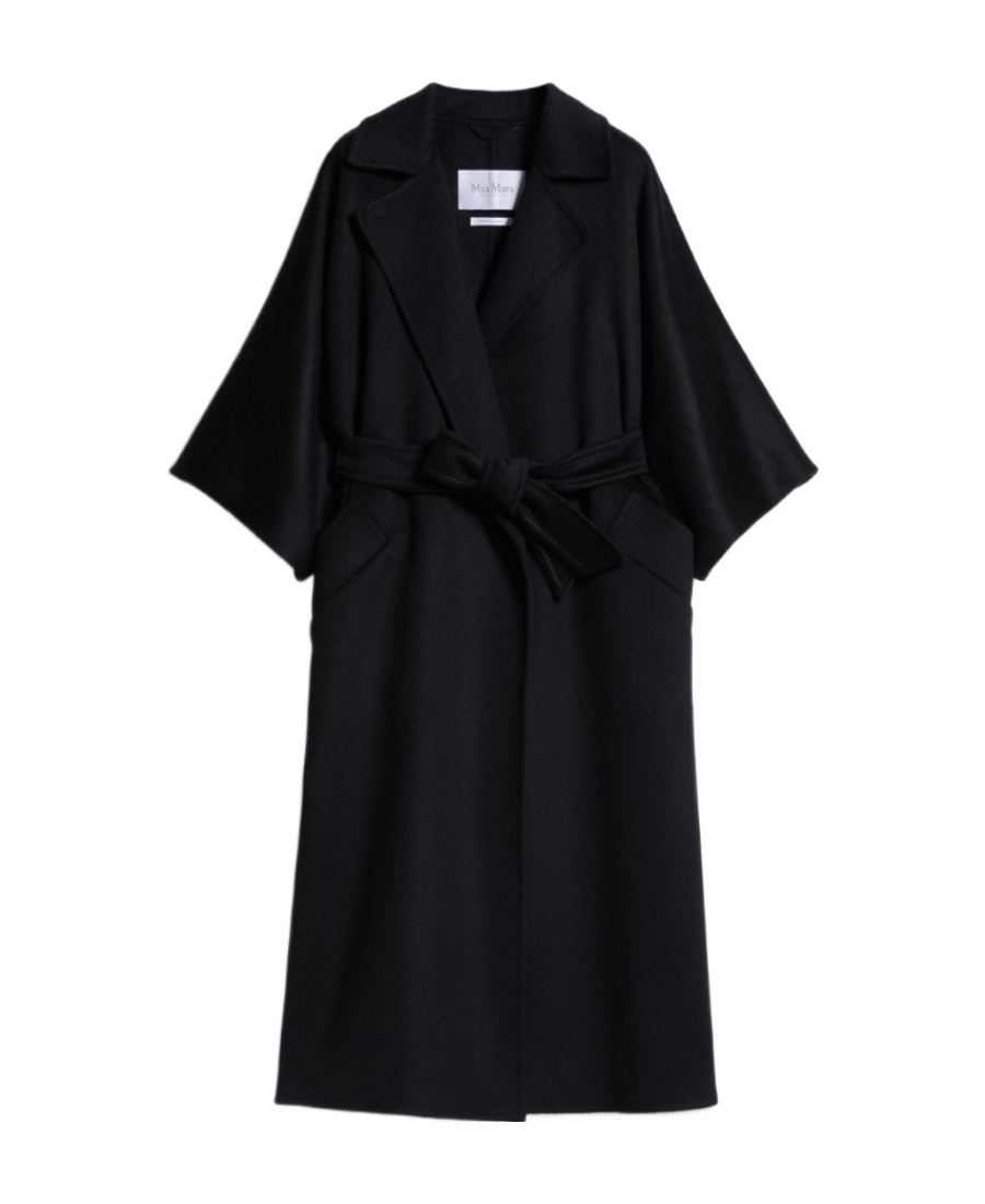 Max Mara Cashmere Coat In Black