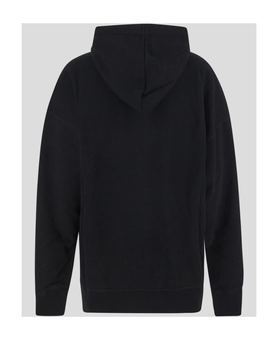 Isabel Marant Étoile Logo-print Organic Cotton Sweatshirt In Black