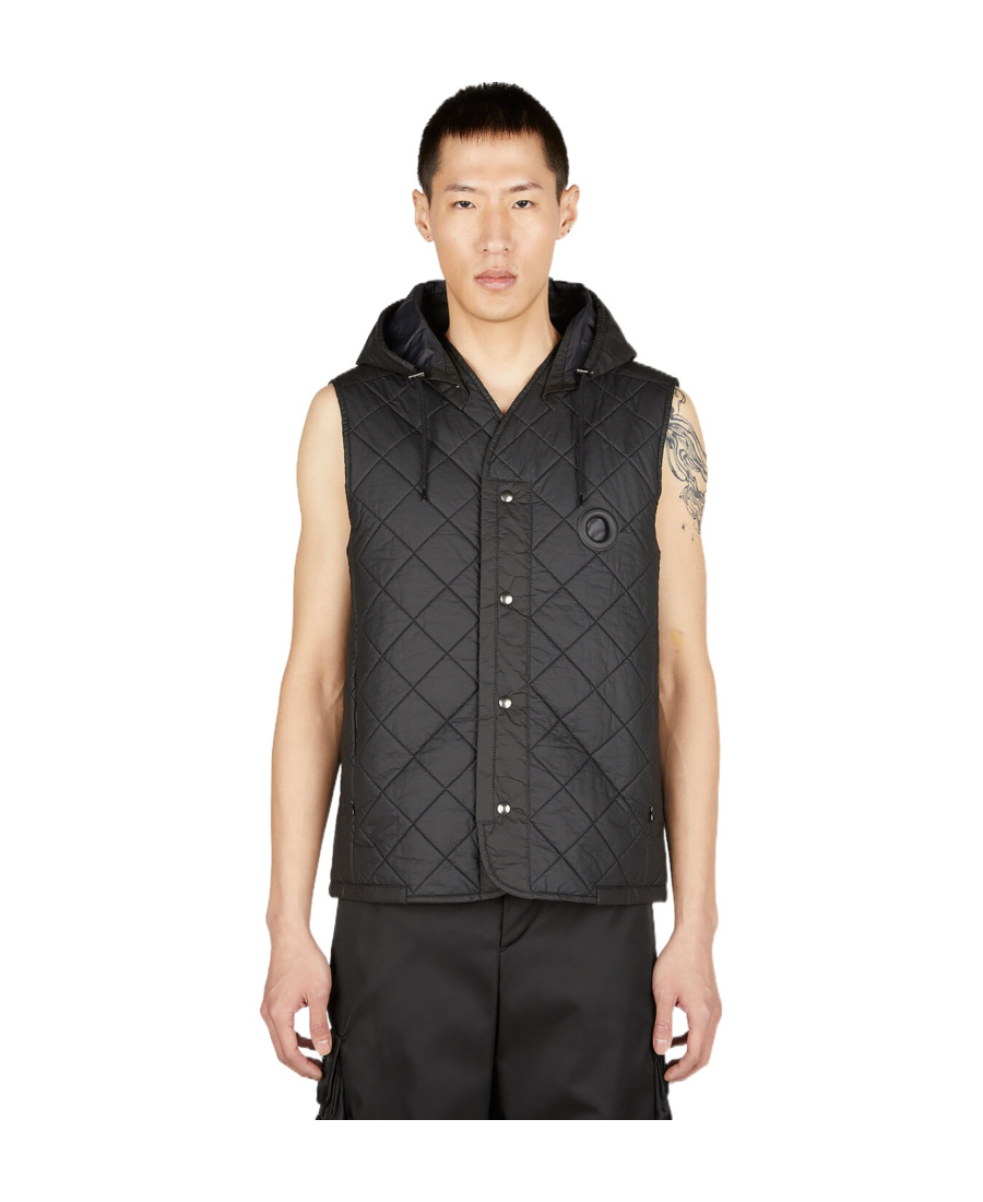 Craig Green Tyvek Gilet Jacket In Black