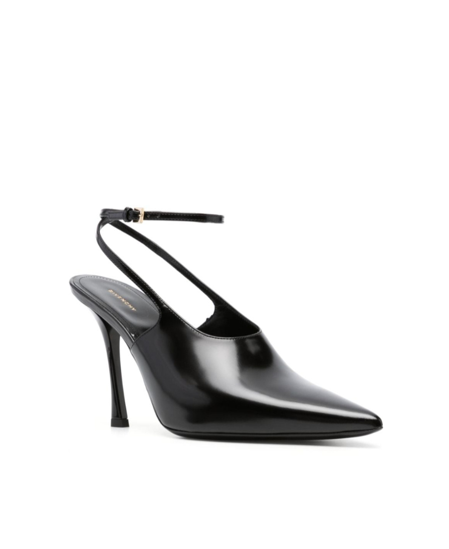 Givenchy Sleek Slingback Pumps With Pointed Design In Black