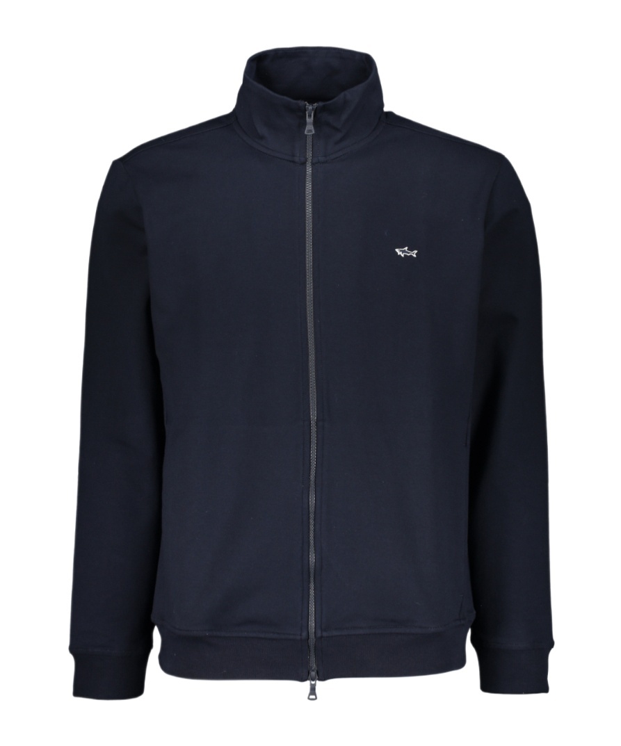 Paul & Shark Long-sleeved Jacket And Elastic Waist Pants Set In Blue