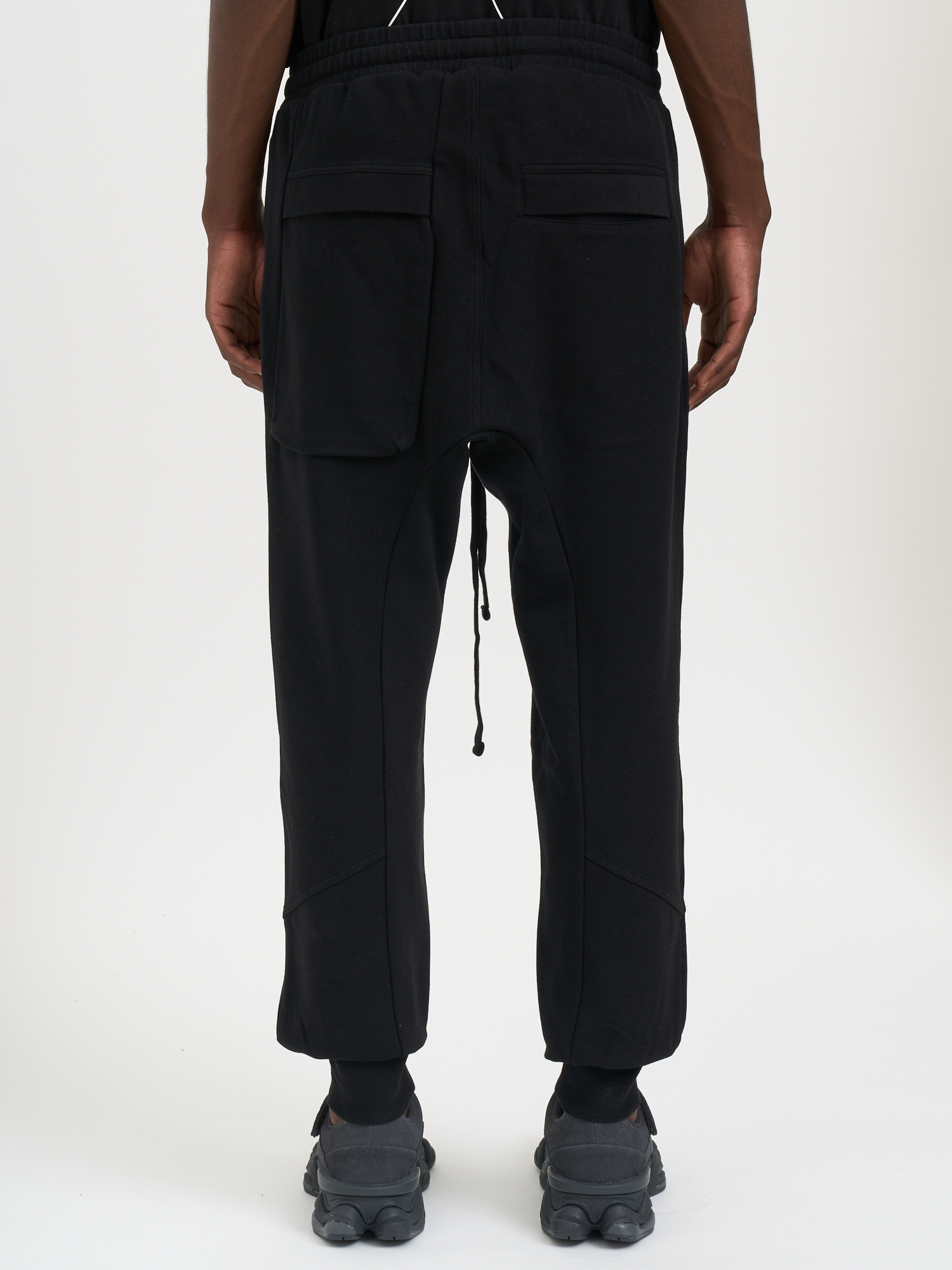 Thom Krom Pantalone Jogger In Cotone In Black