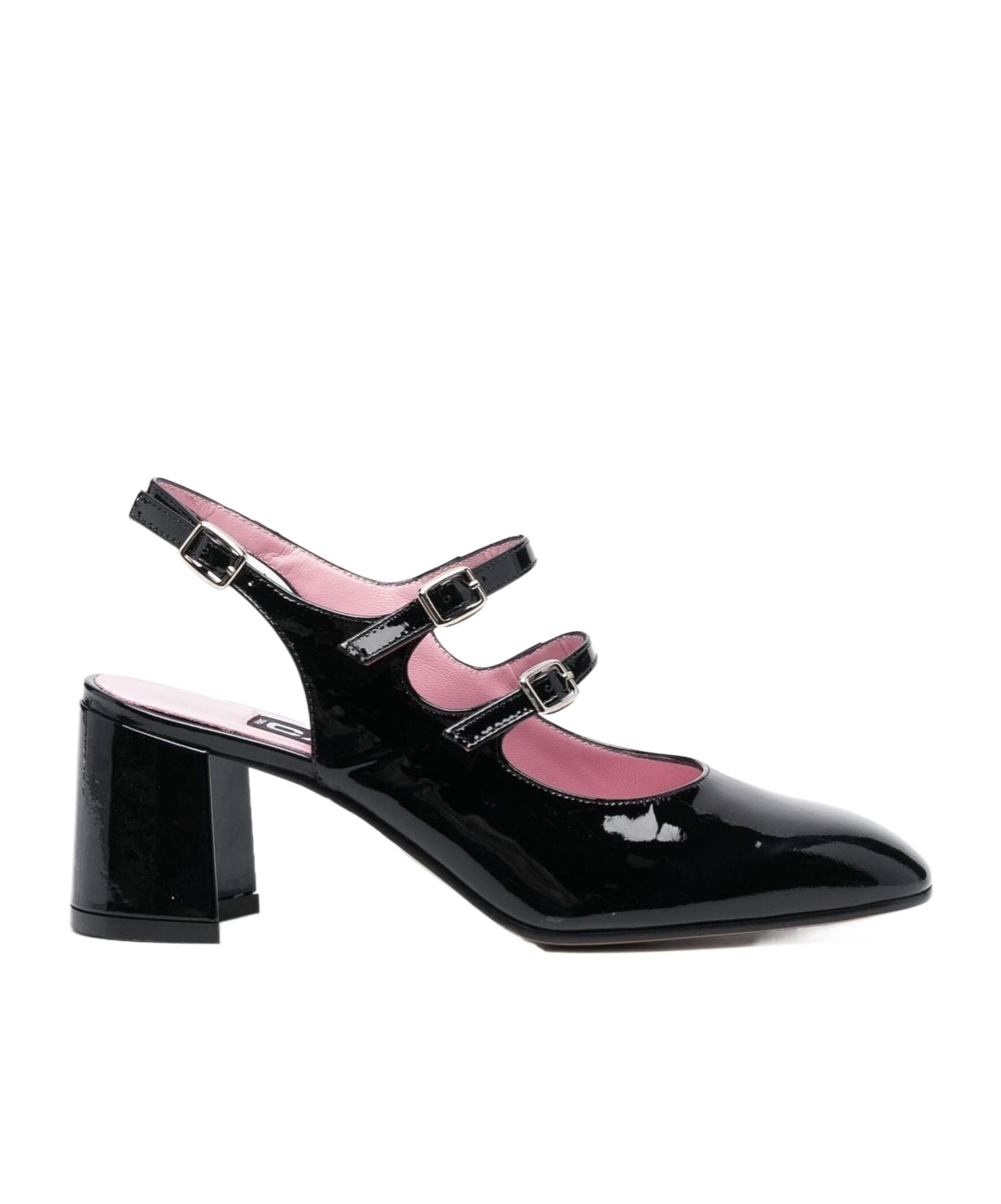 CAREL PARIS CAREL BANANA BLOCK HEEL SANDALS 