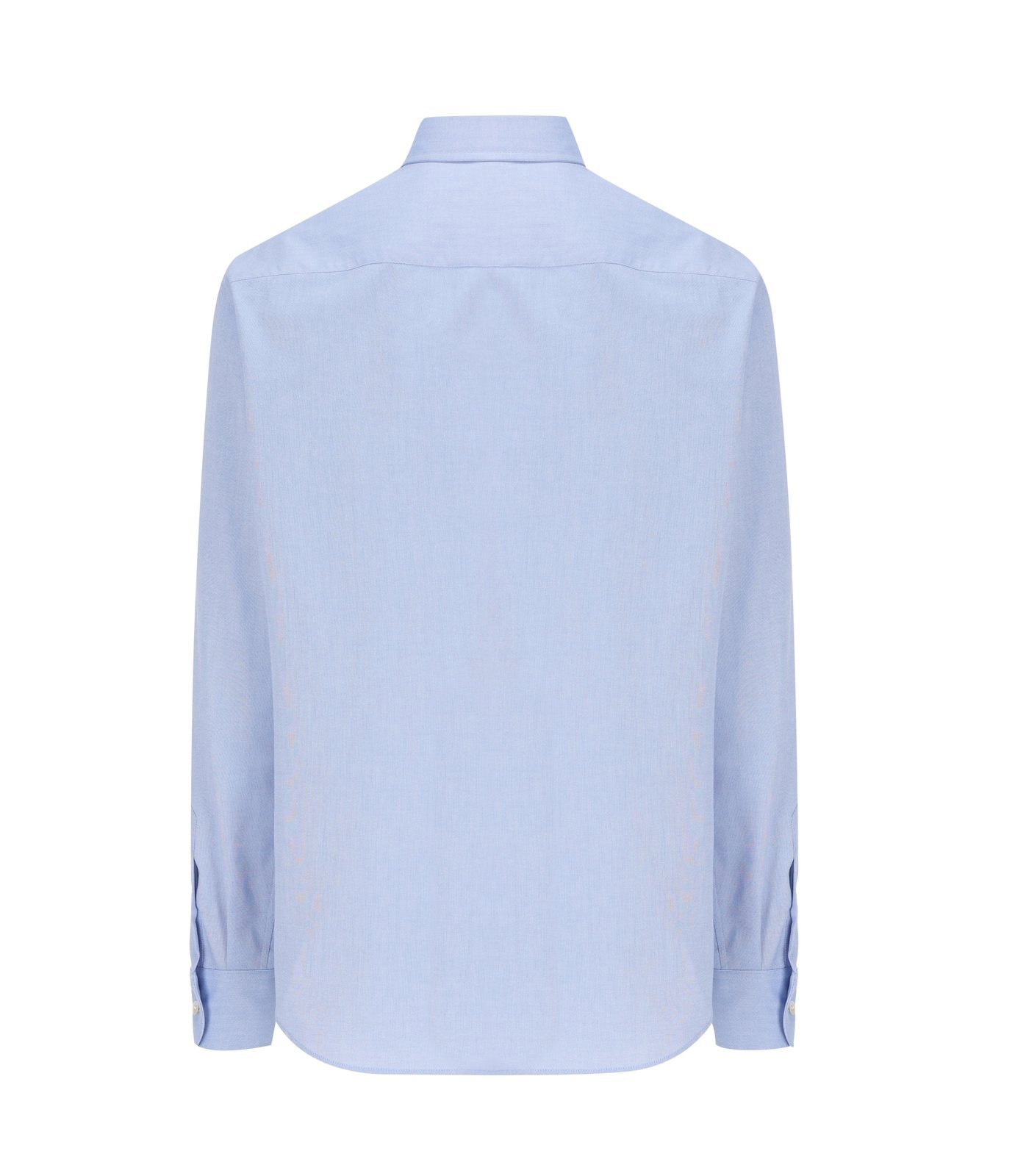 Valentino Camicia Maniche Lunghe Vlogo Signature Shirts Light Blue In Blue