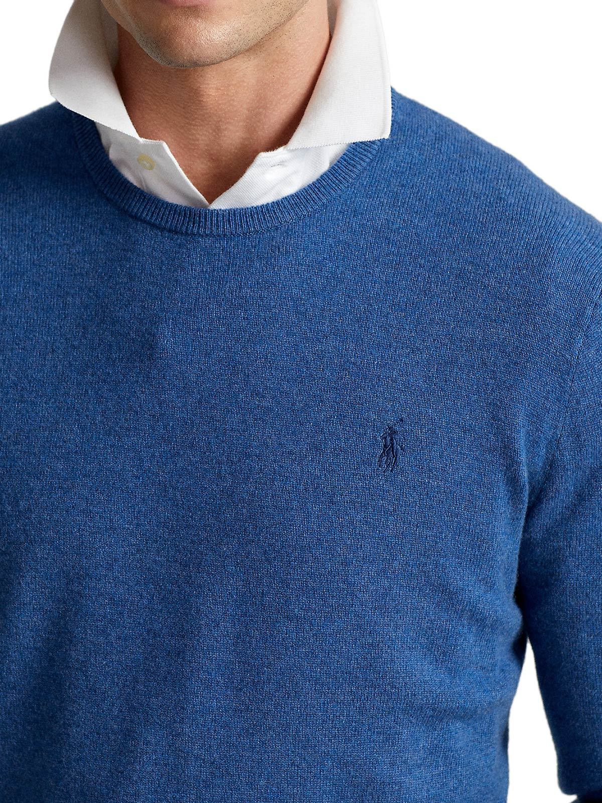 POLO RALPH LAUREN ROUND-NECK LONG-SLEEVED SWEATER