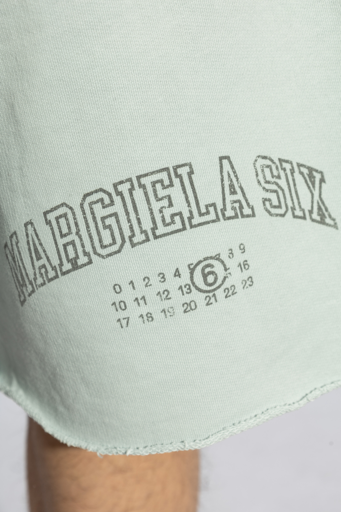 Mm6 Maison Margiela Logo-print Track Shorts In White