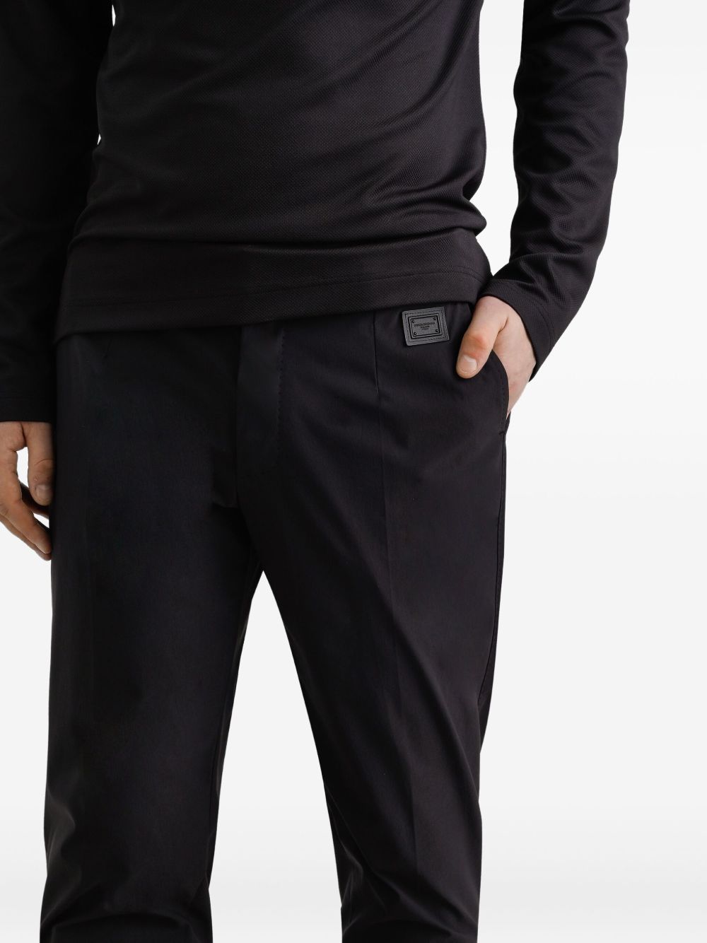 Dolce & Gabbana Tailored Trousers In Black
