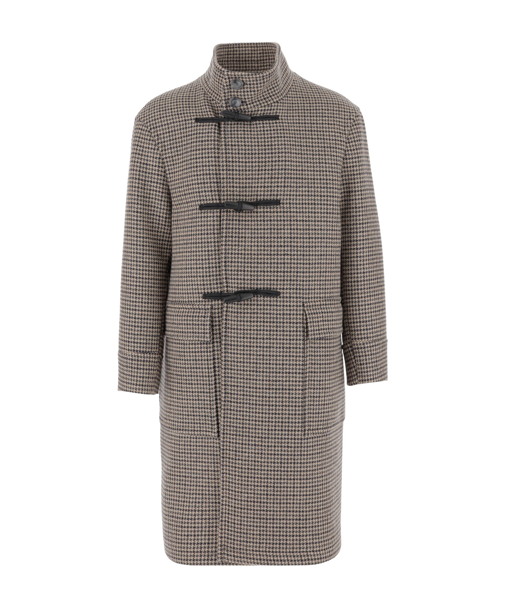 Tagliatore Wool Blend Coat In Gray