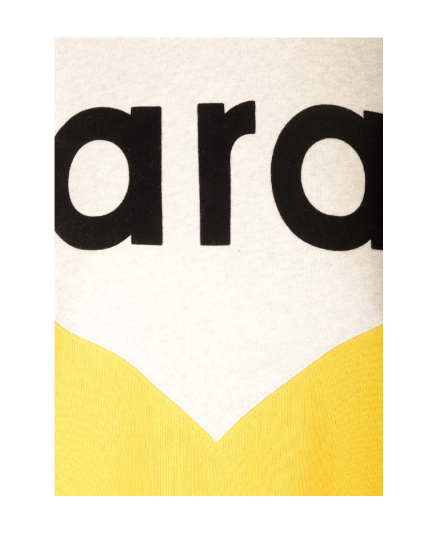 Isabel Marant Étoile Houston Crewneck Sweatshirt In Yellow
