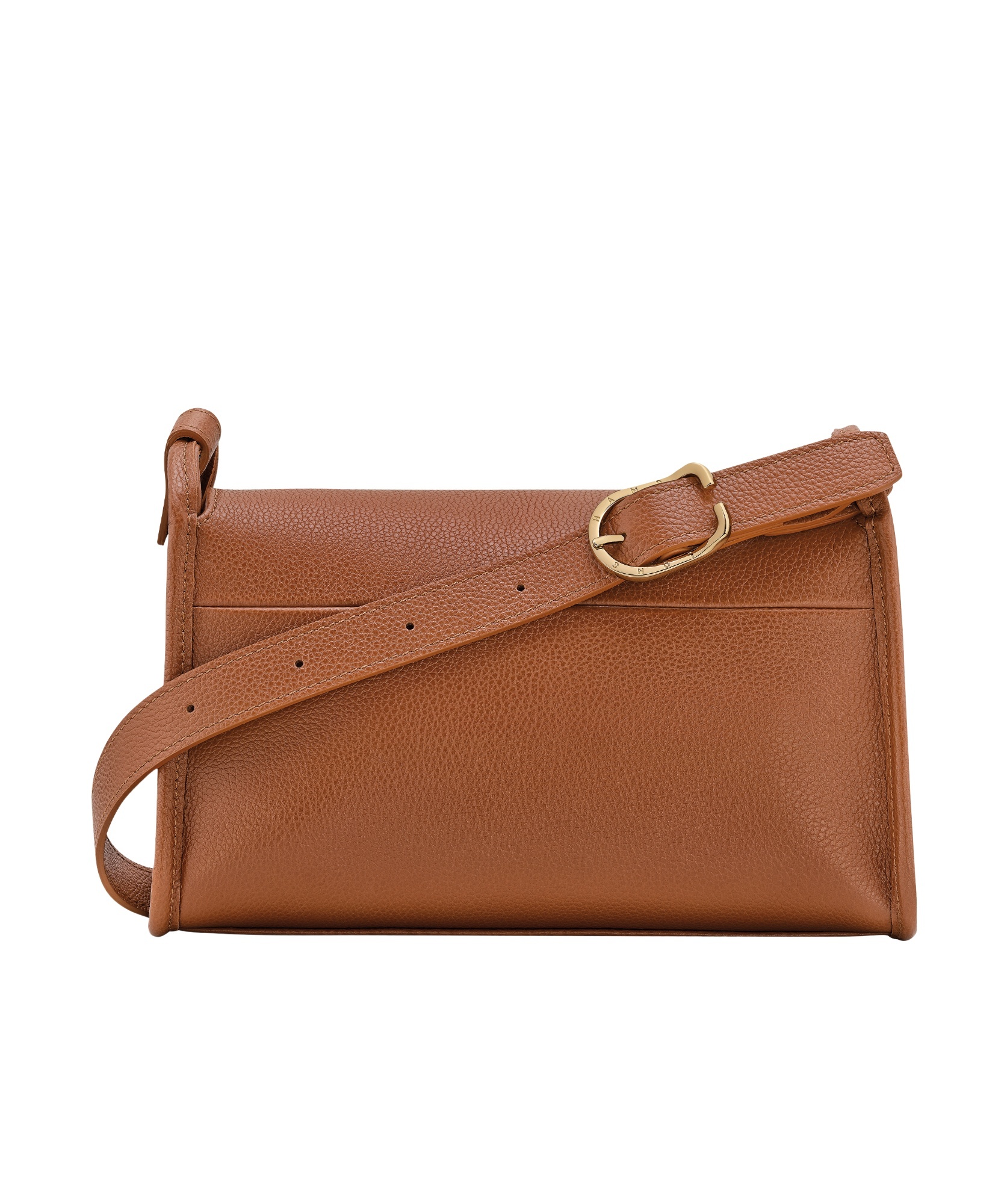 Longchamp Medium Foulonne Caramel Shoulder Bag In Brown