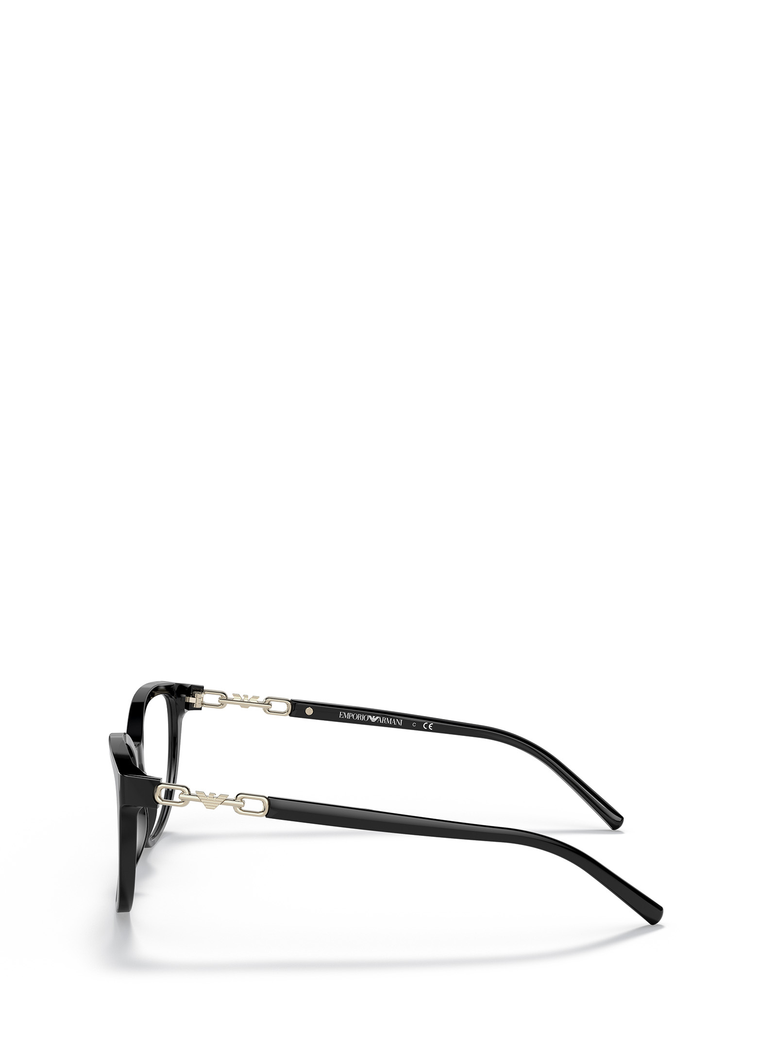 Emporio Armani Full Frame Plain Mirror In Black