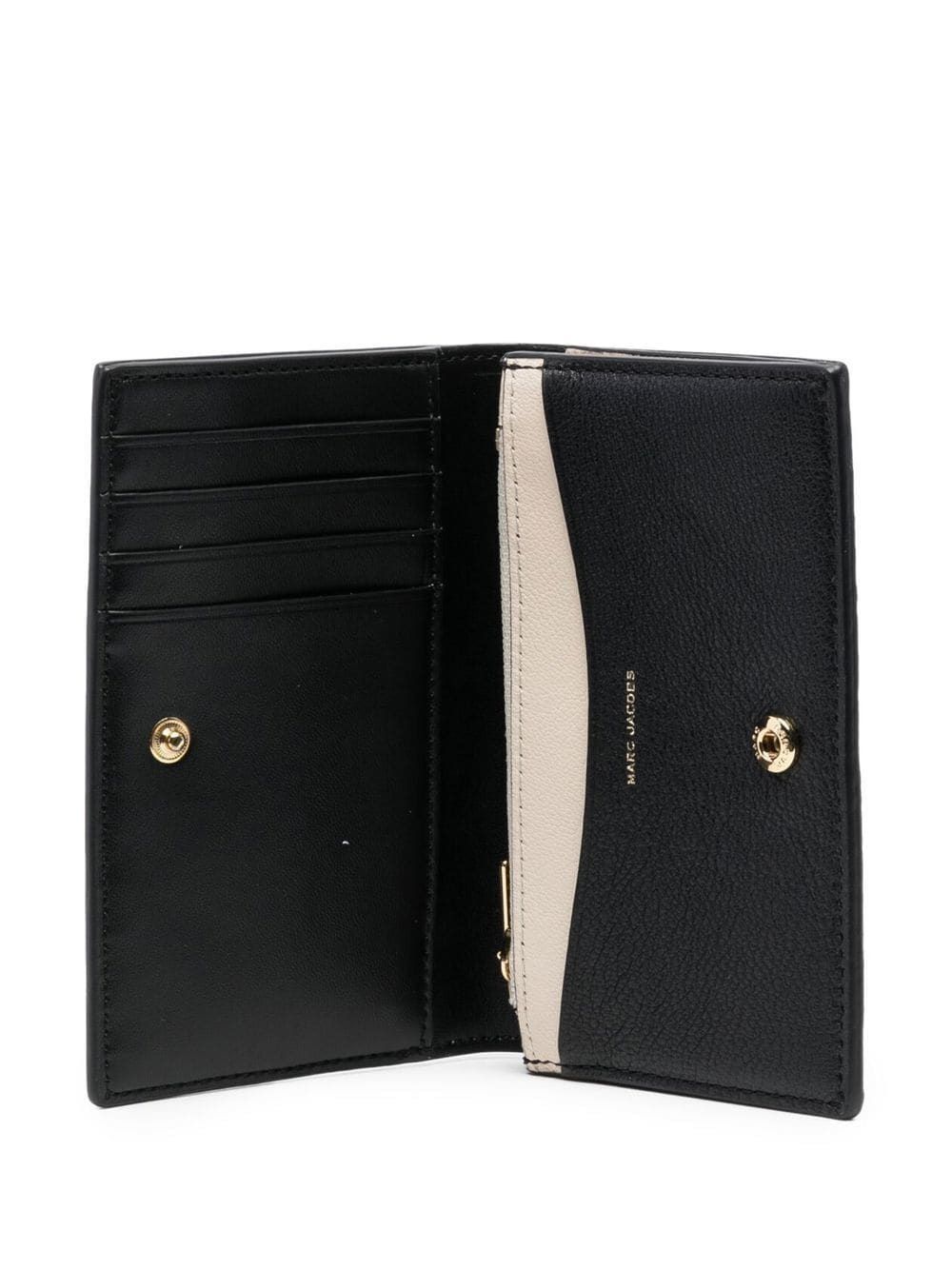 Marc Jacobs Zippered Detail Wallet In Black