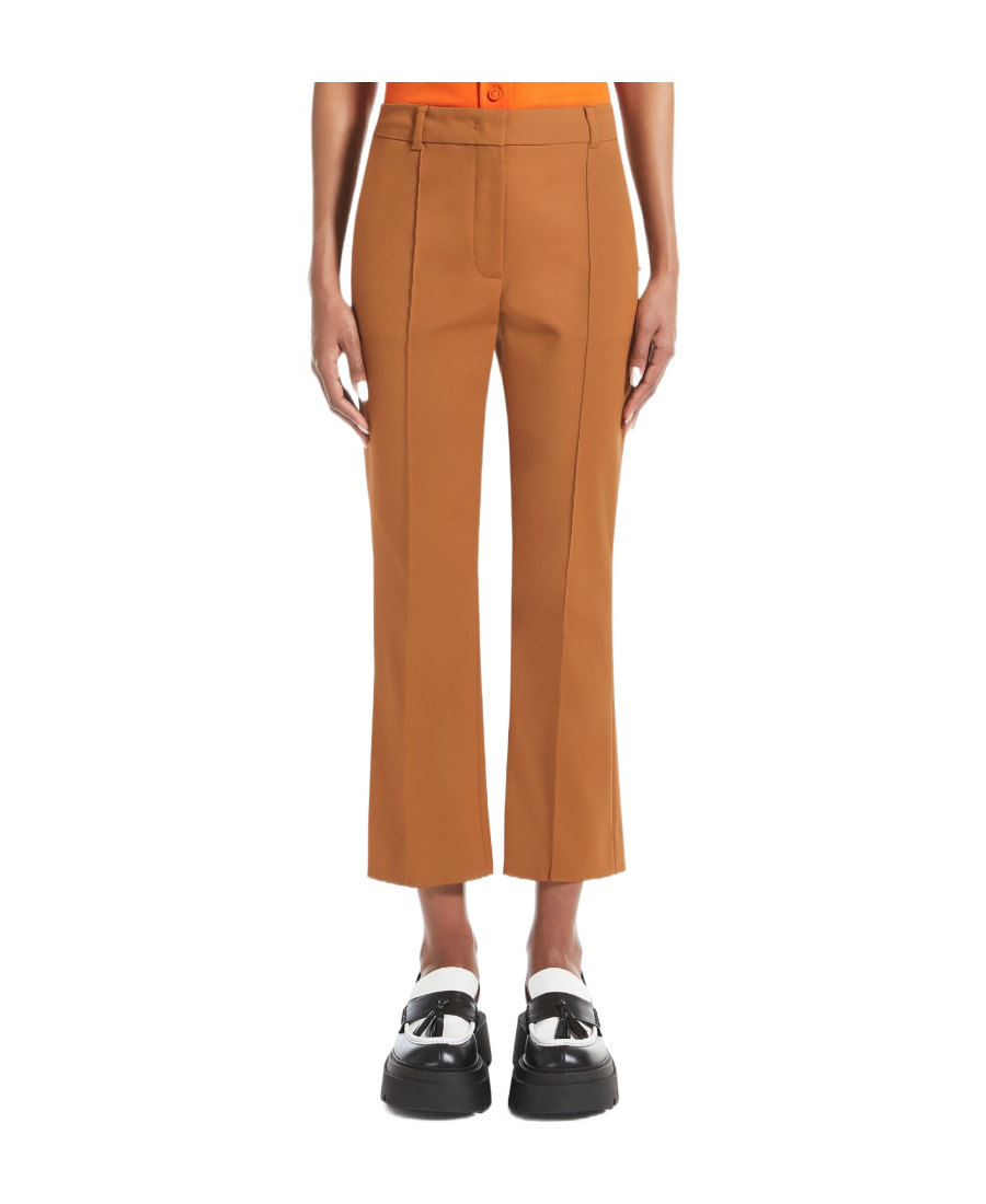 Sportmax Mini Speaker Casual Pants In Orange