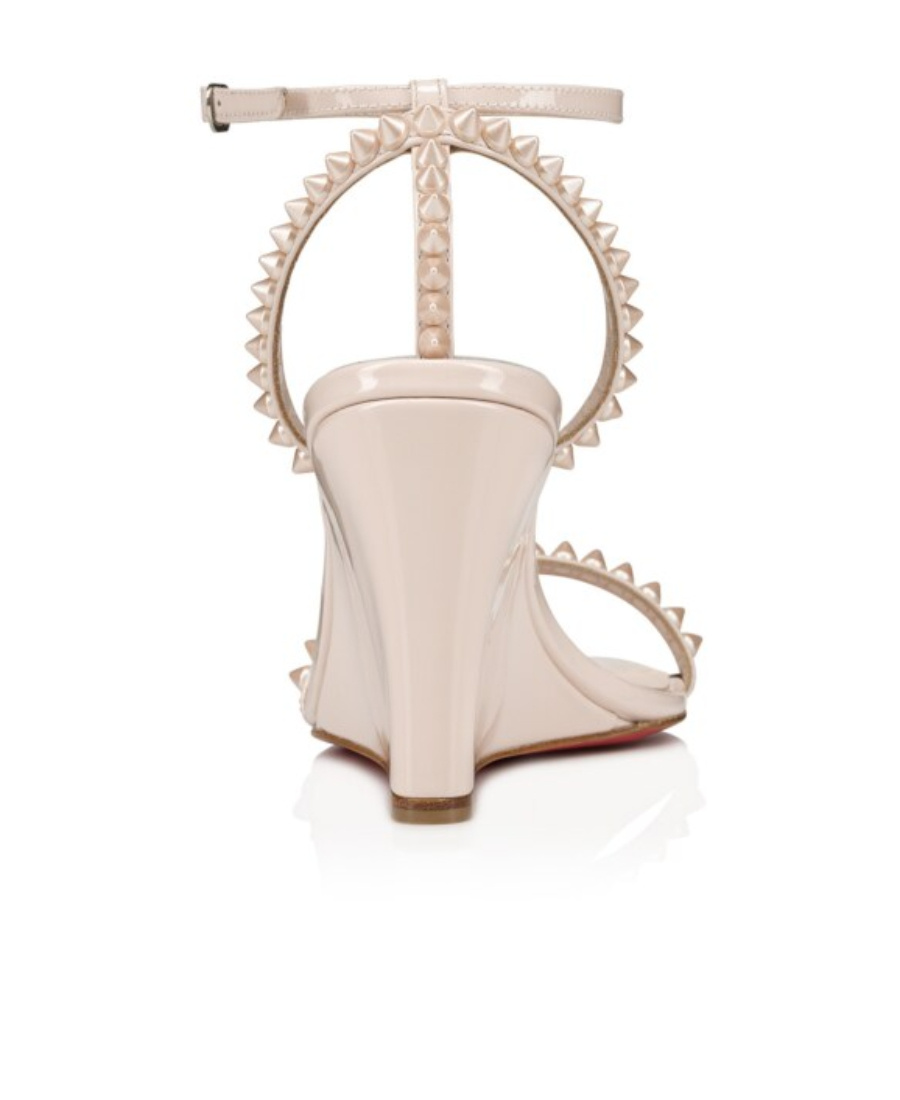 Christian Louboutin Riveted Heels In Pink