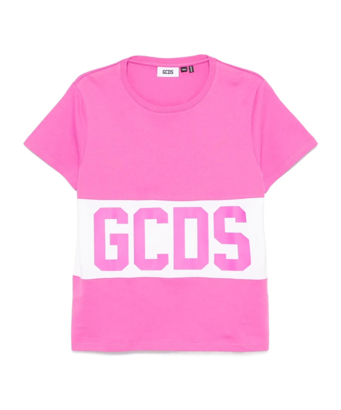 Gcds Short Sleeve T-shirt In Pink