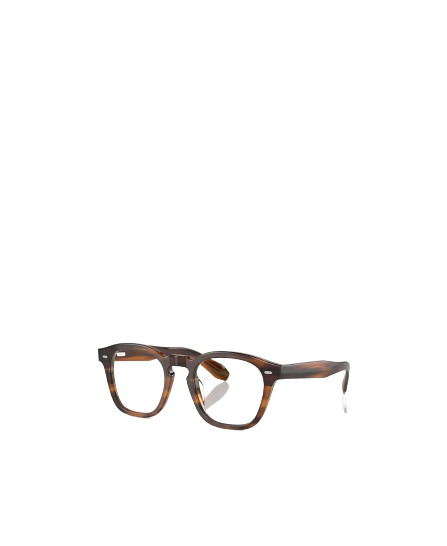 Oliver Peoples N.03 Square-frame Glasses In Brown
