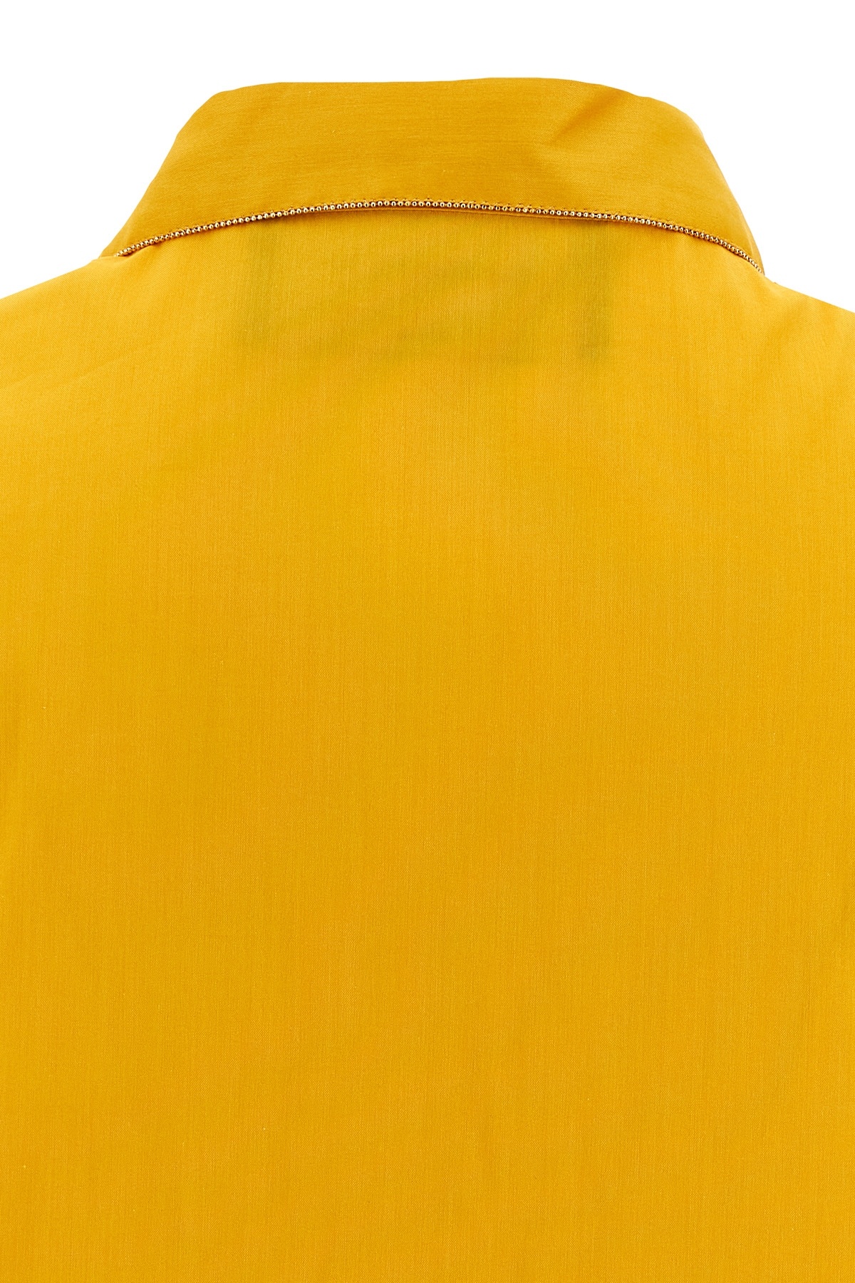 Fabiana Filippi Rhinestone Shirt Shirt And Blouse In Yellow