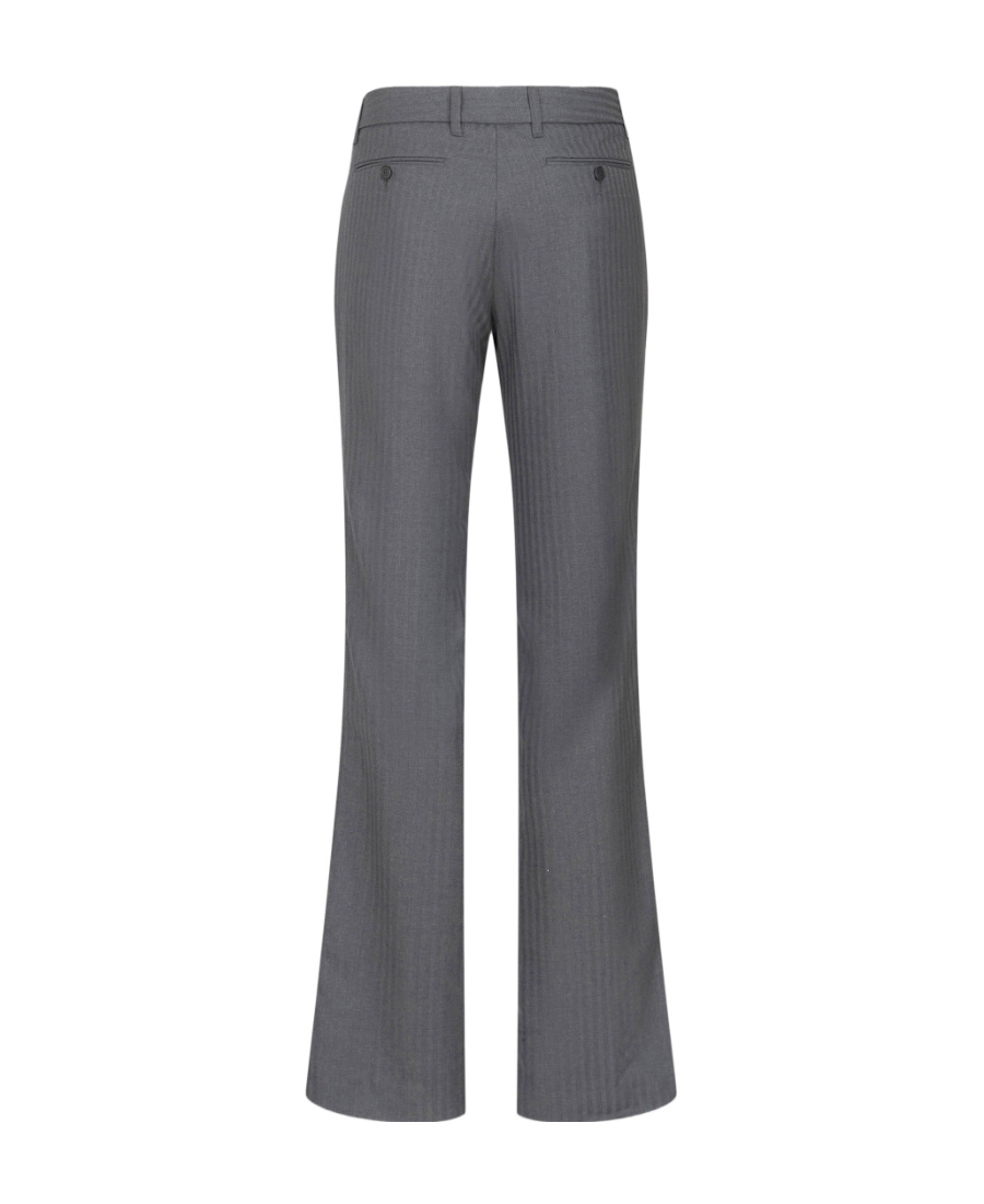 Etro Virgin-wool Straight Leg Trousers In Black