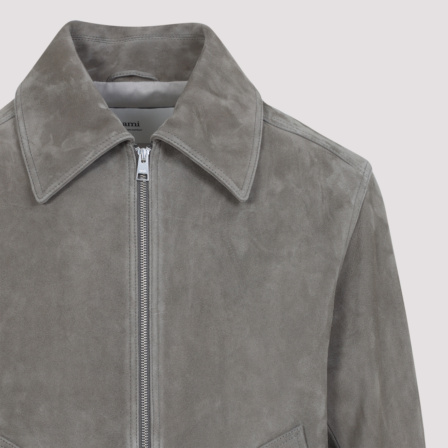 Ami Alexandre Mattiussi Ami Paris Jacket In Gray