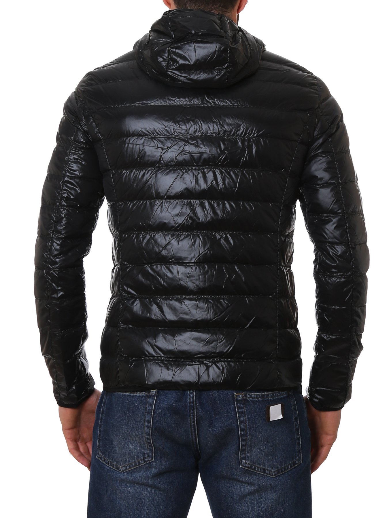 Ea7 Zip Up Jacket In Black