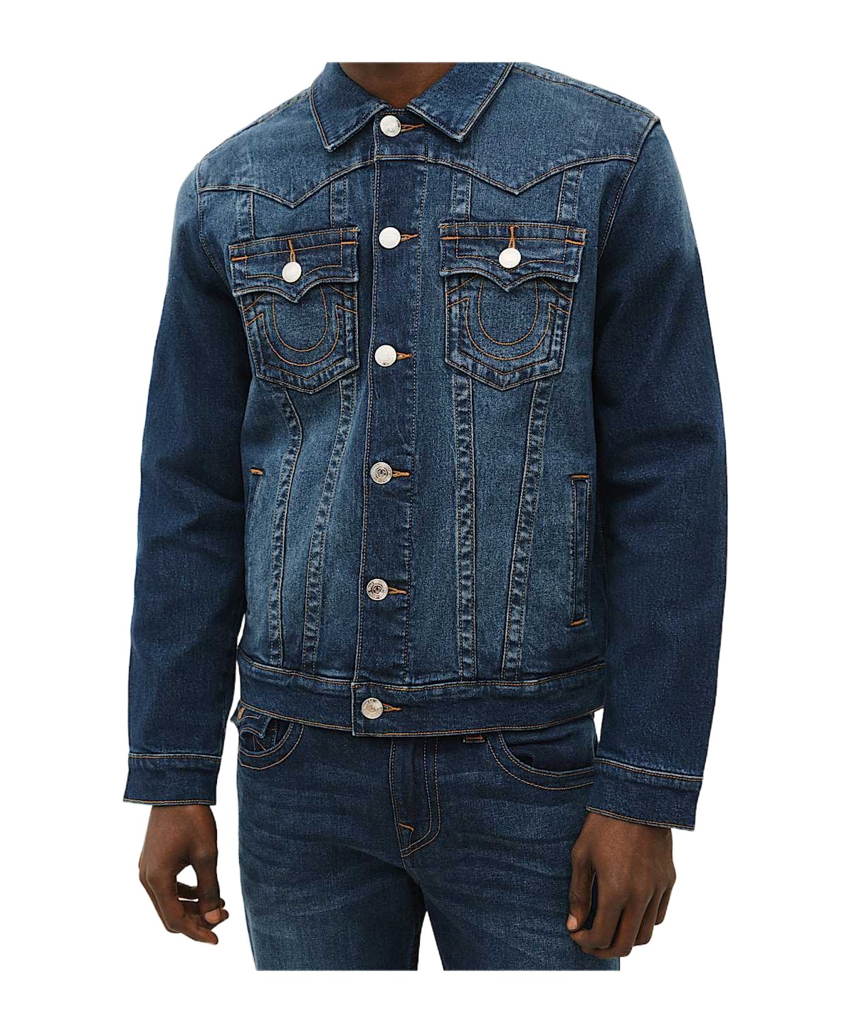 True Religion Jimmy Denim Jacket In Black
