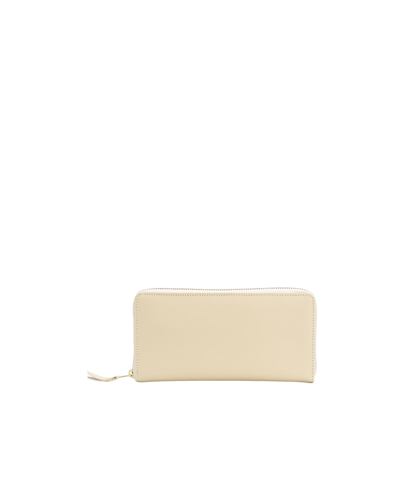 Comme Des Garçons Zipper Wallet In Brown
