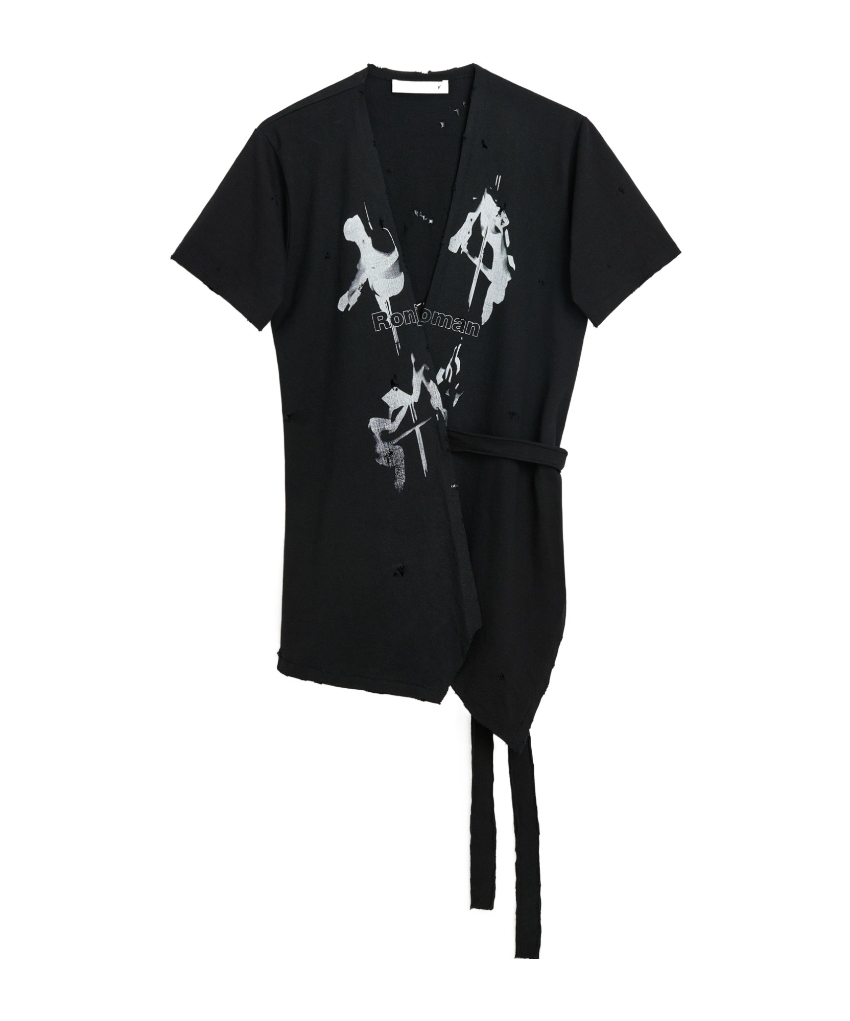 Our Legacy Black Wrap T-shirt In Black