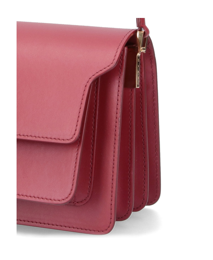 Marni Trunk Mini Shoulder Bag In Pink