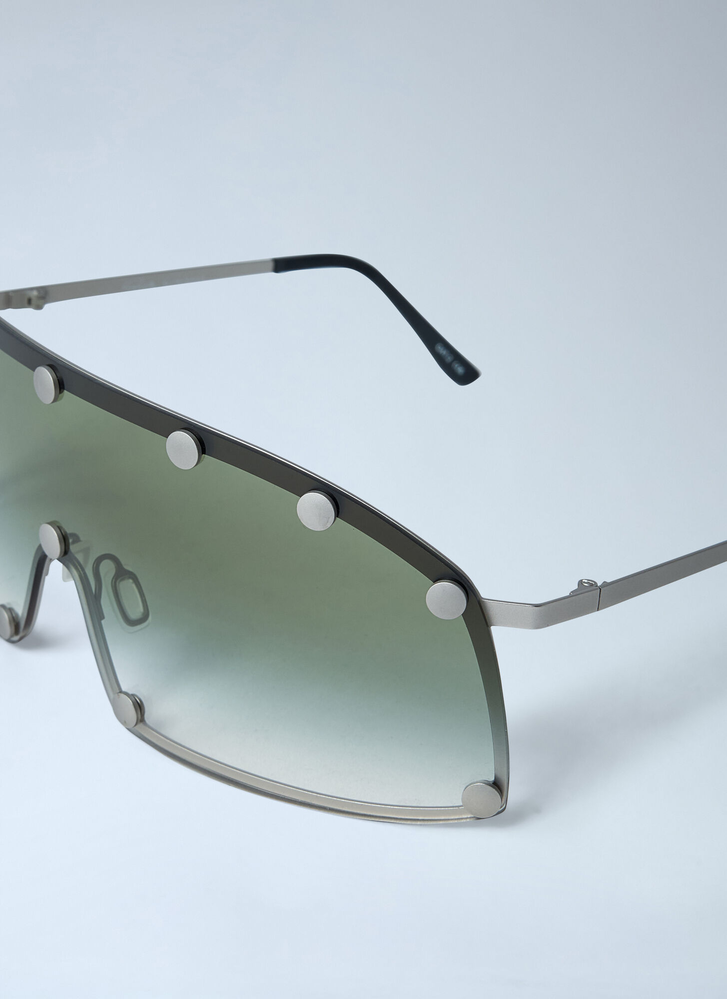 Rick Owens Full Frame Sunglasses In Green