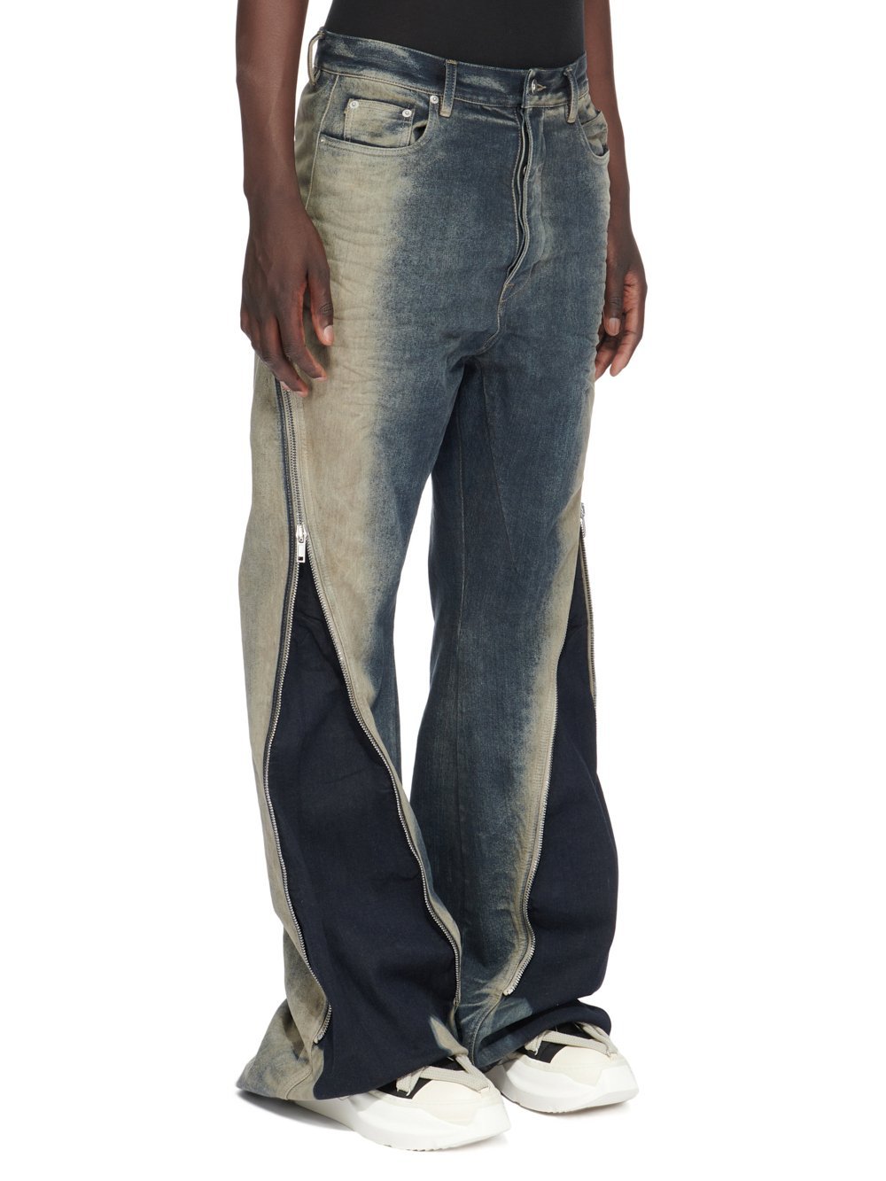 Rick Owens Drkshdw High-waisted Jeans In Black