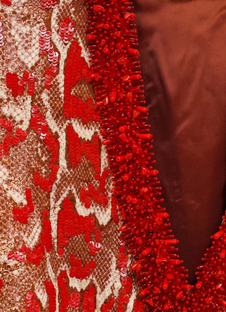 Shop Dries Van Noten Sleeveless Top In Red