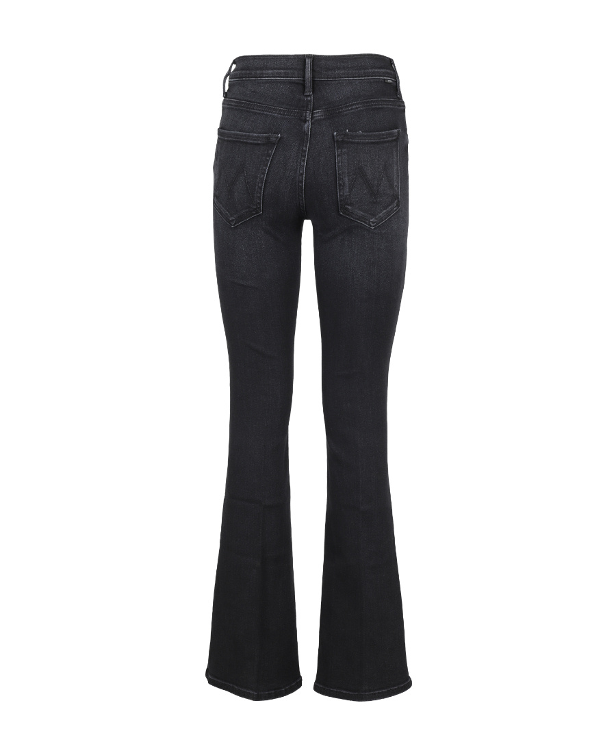 Mother The Weekender Fray Jeans Chip On My Shoulder In Black
