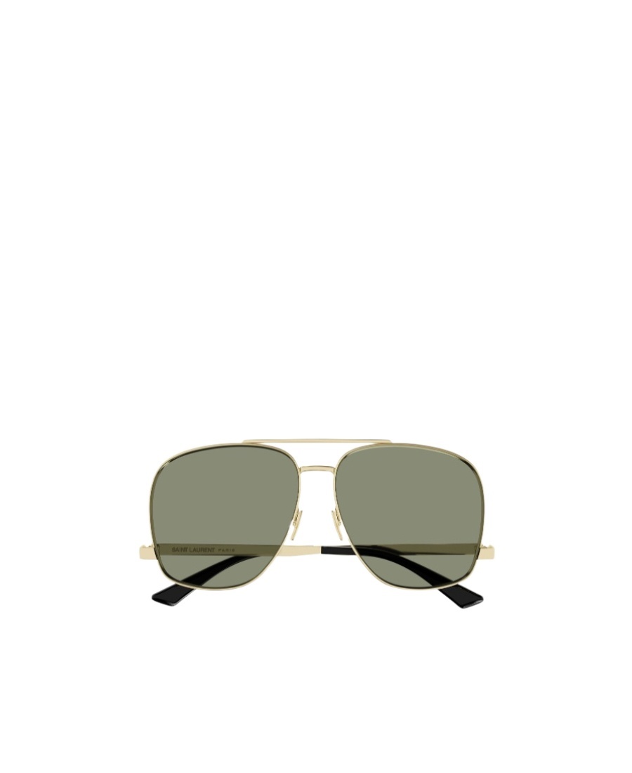 Saint Laurent Women's Leon Aviator Sunglasses In Green
