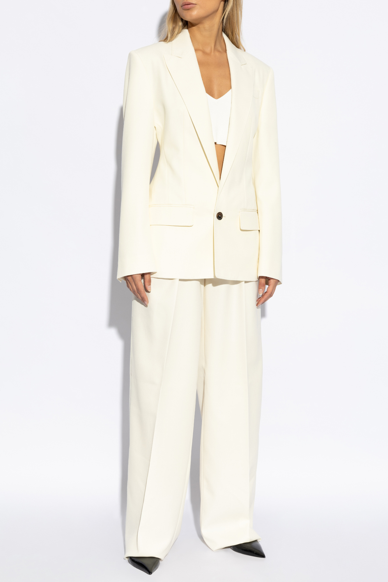 Dsquared2 Oversized Blazer In White