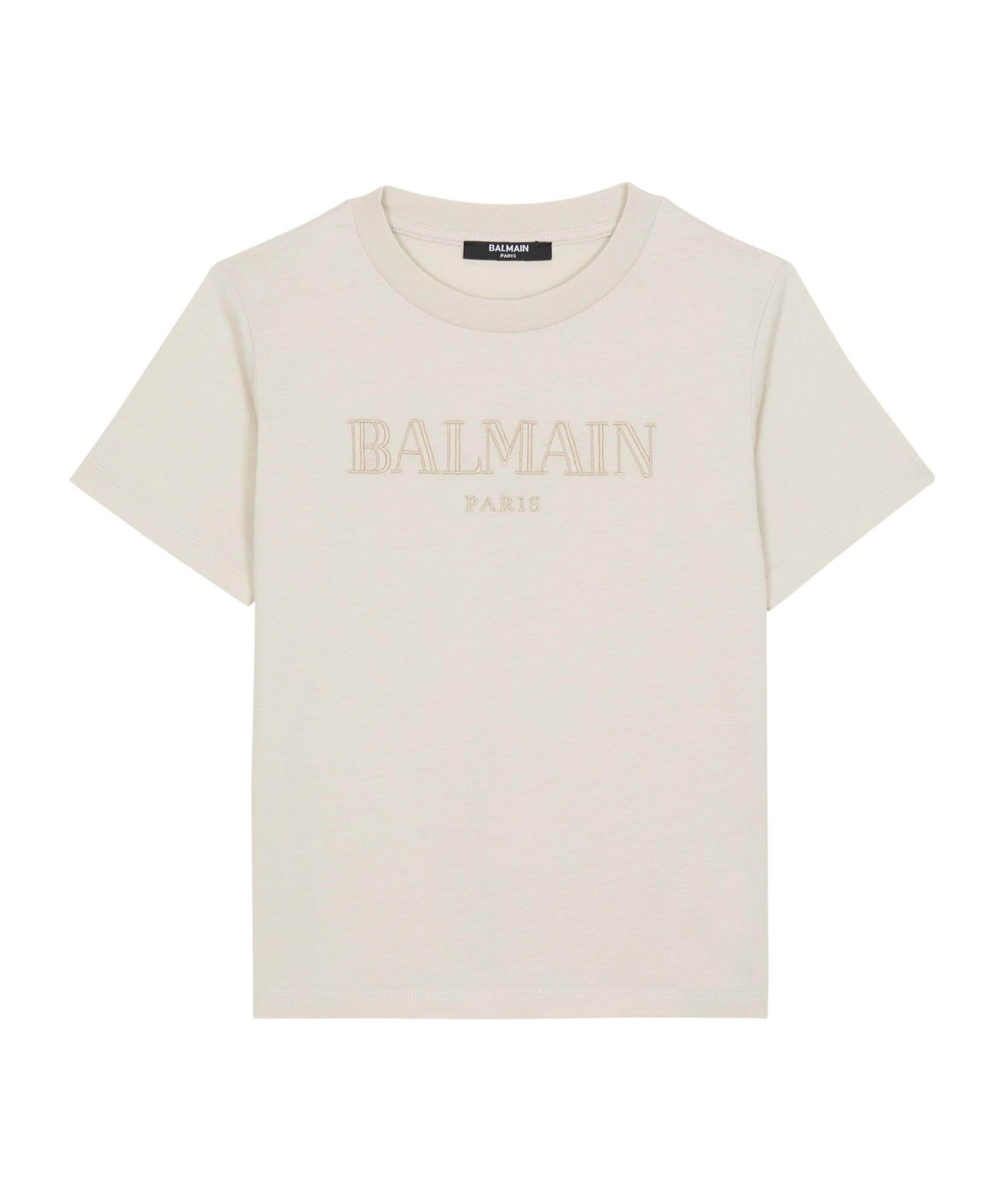 Balmain Vintage  Embroidered T-shirt In Neutral
